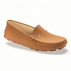 2549 - Girls Loafer in Luggage Sahara