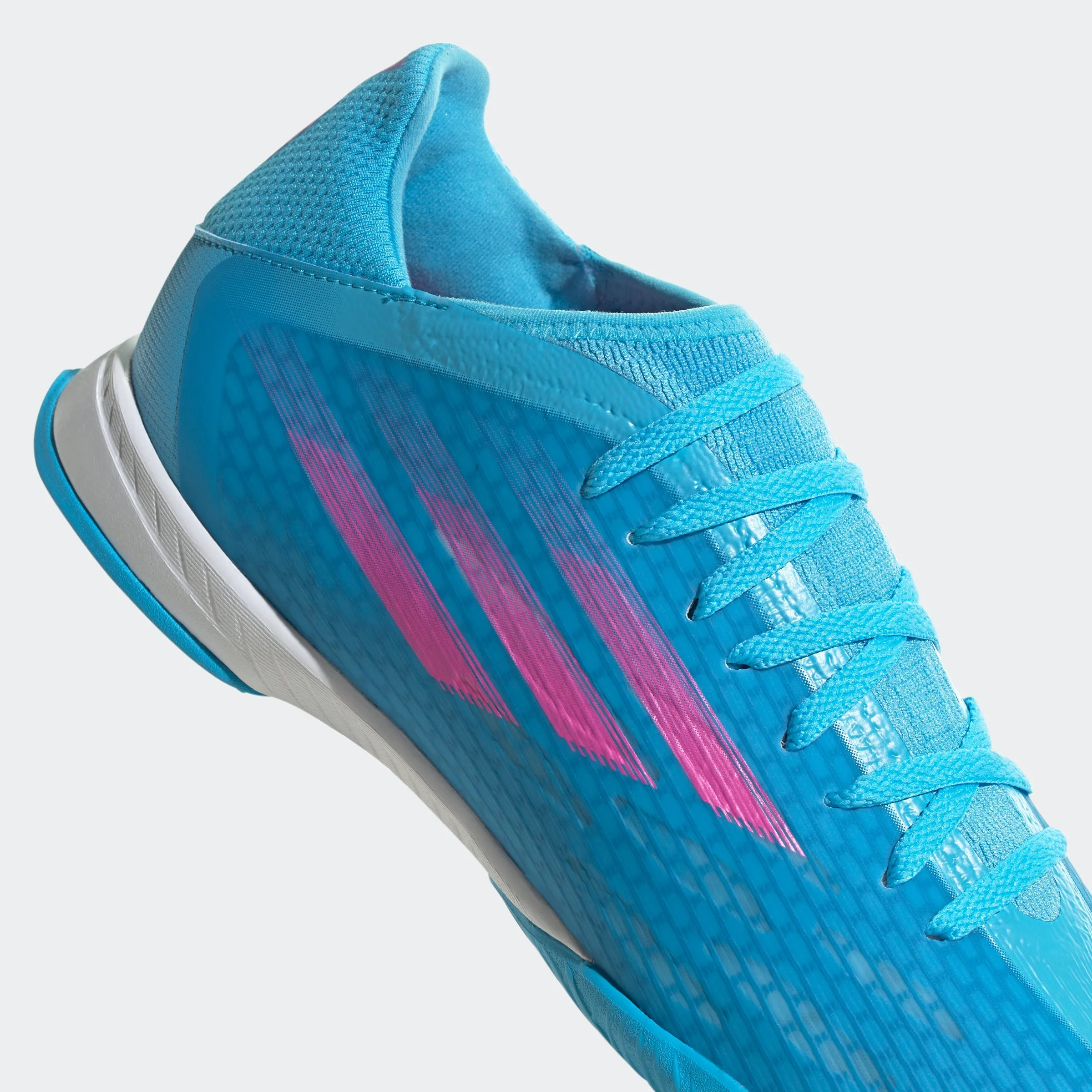 adidas X SPEEDFLOW.3 Indoor Soccer Shoes | Sky Rush | Men's