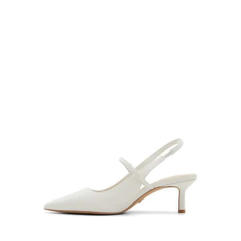 Aldo Elodia Women Slingback Heel - White/Bone