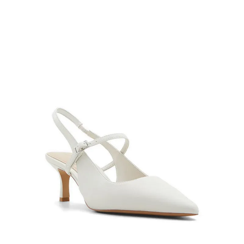 Aldo Elodia Women Slingback Heel - White/Bone