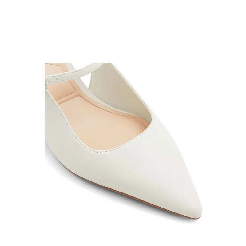 Aldo Elodia Women Slingback Heel - White/Bone