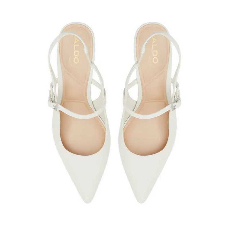 Aldo Elodia Women Slingback Heel - White/Bone