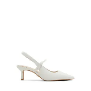 Aldo Elodia Women Slingback Heel - White/Bone