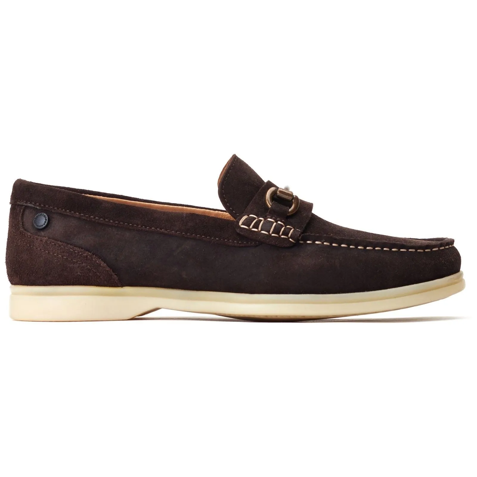 Base London Snapper Leather Men's Burnt Brown Loafers