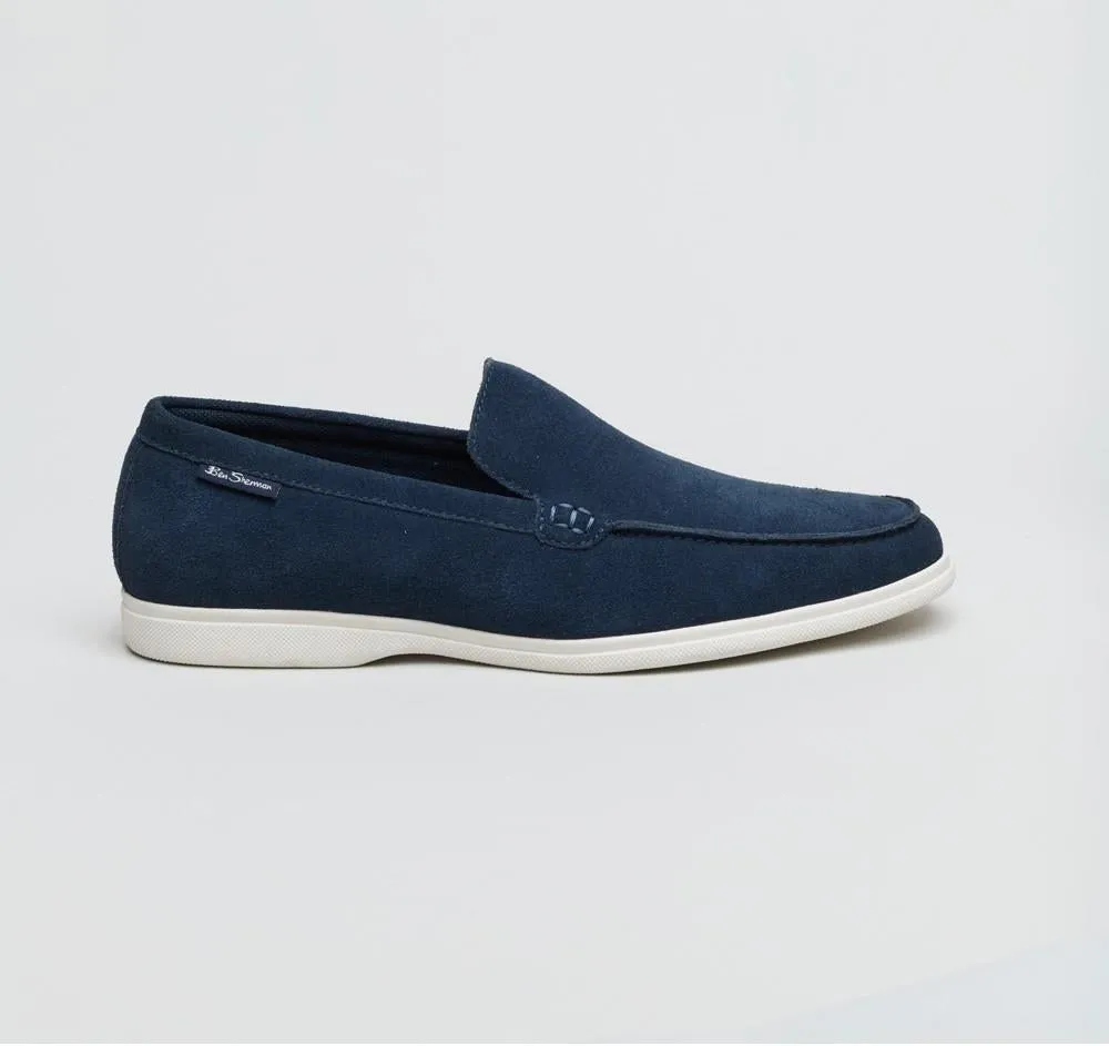 Ben Sherman Amarillo Suede Men's Navy Loafers