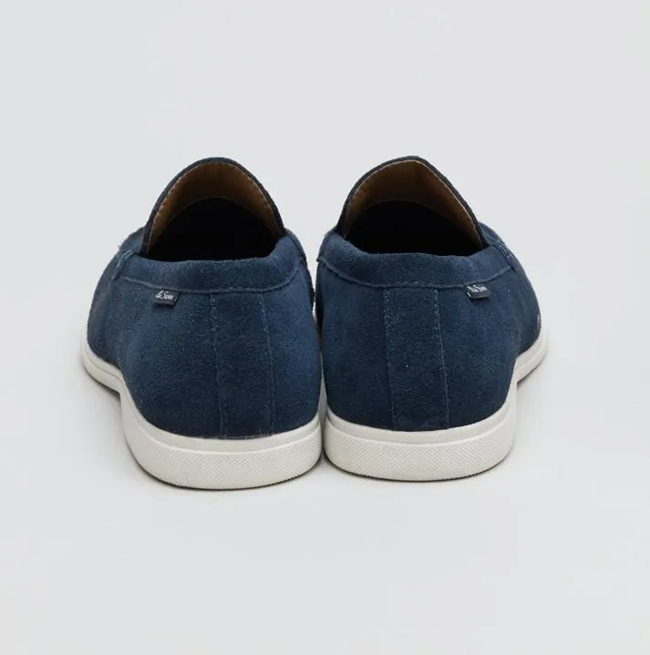 Ben Sherman Amarillo Suede Men's Navy Loafers