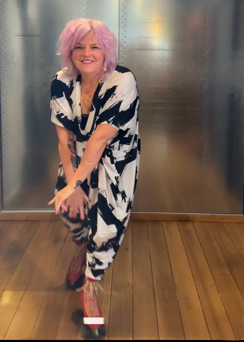 Biddell Playsuit - Bamboo Black & White