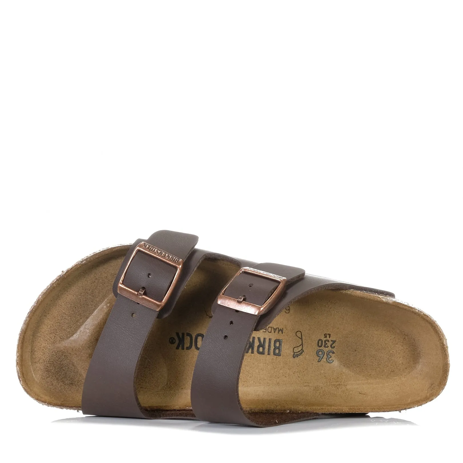 Birkenstock Arizona Birko-Flor (Regular) Dark Brown