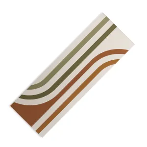Bold Curvature Stripes I Yoga Mat
