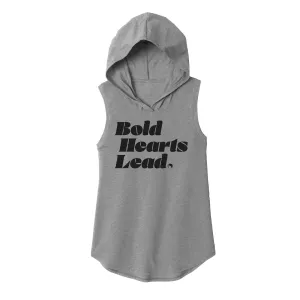 Bold Hearts Lead Sleeveless Hoodie
