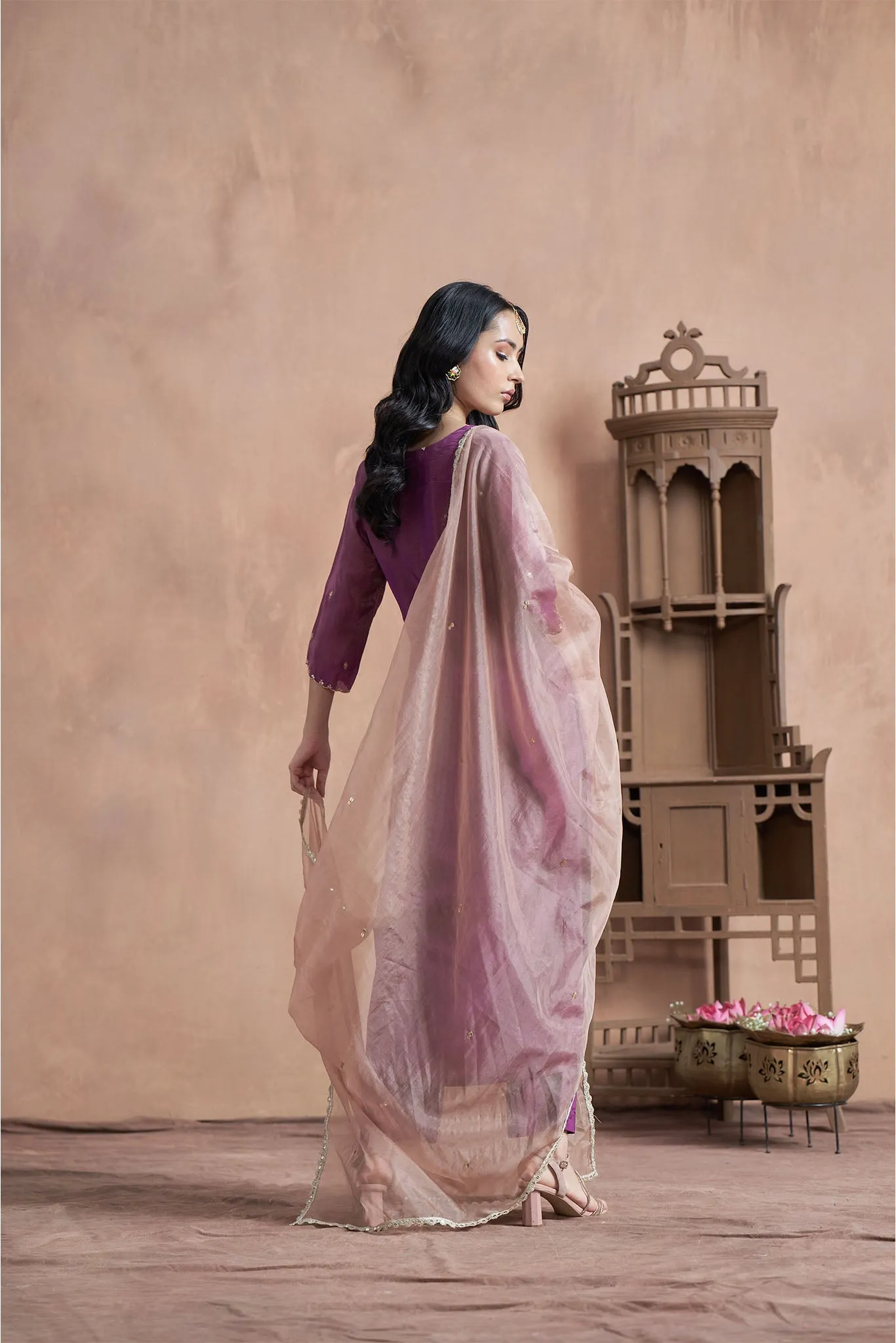 Bold Purple Indian Suit