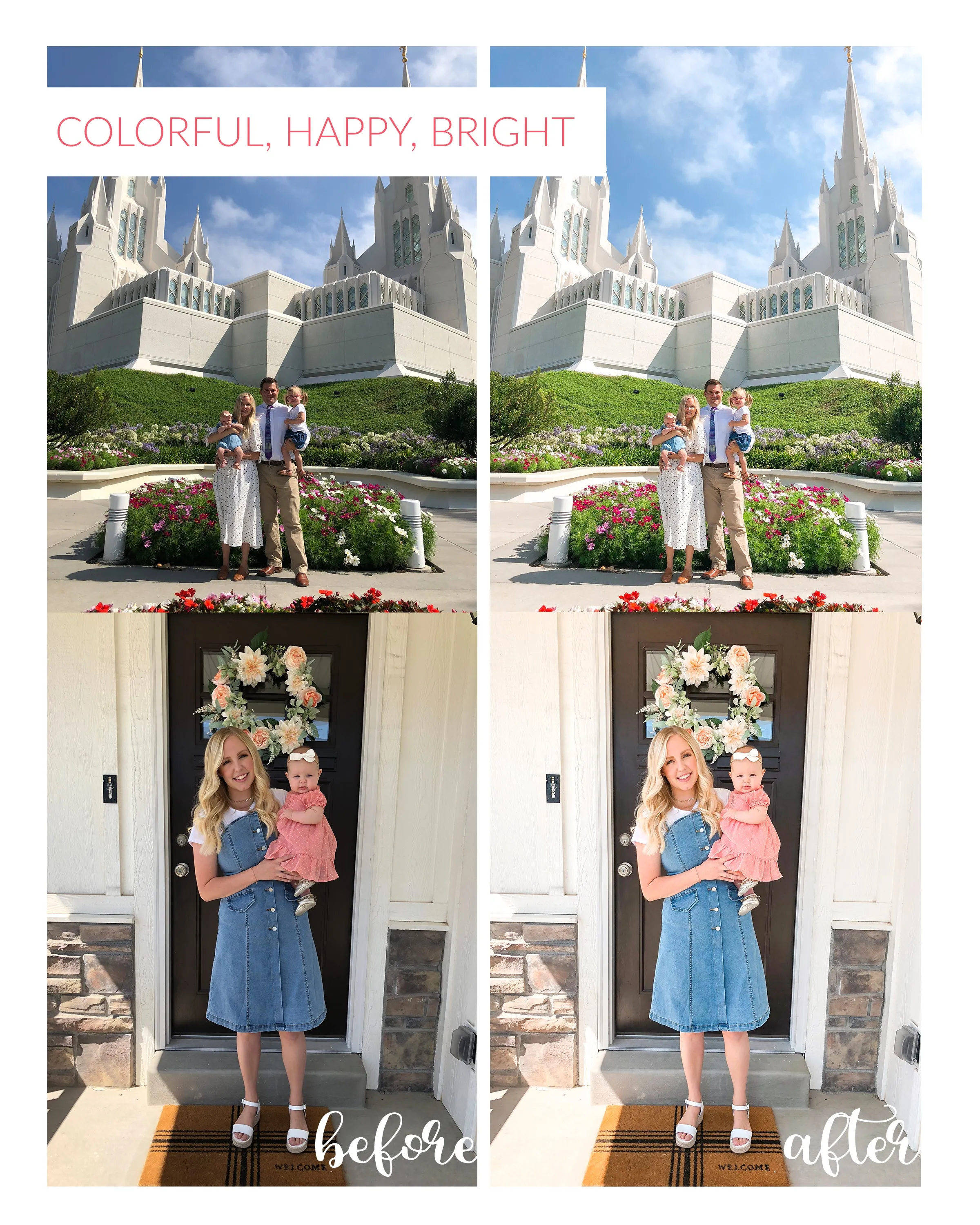 Bright and Bold Lightroom Mobile Preset