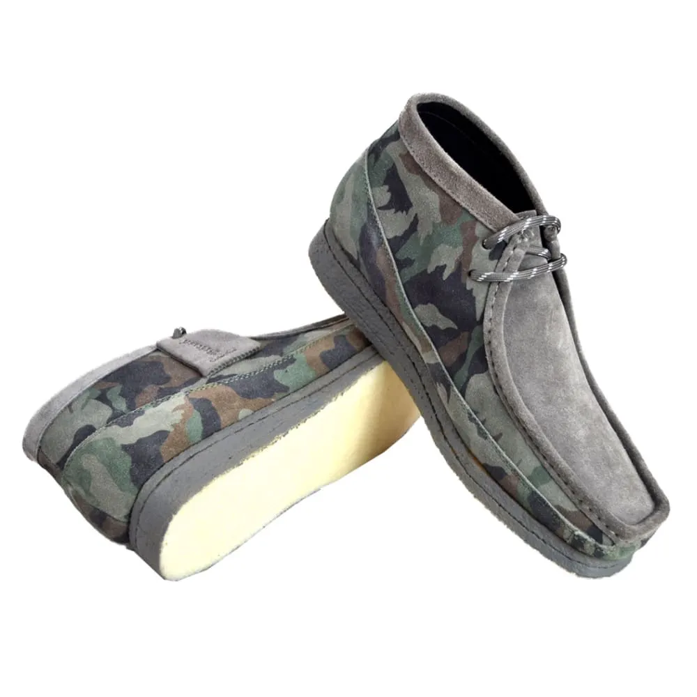 British Walkers Men's Camouflage Leather and Suede