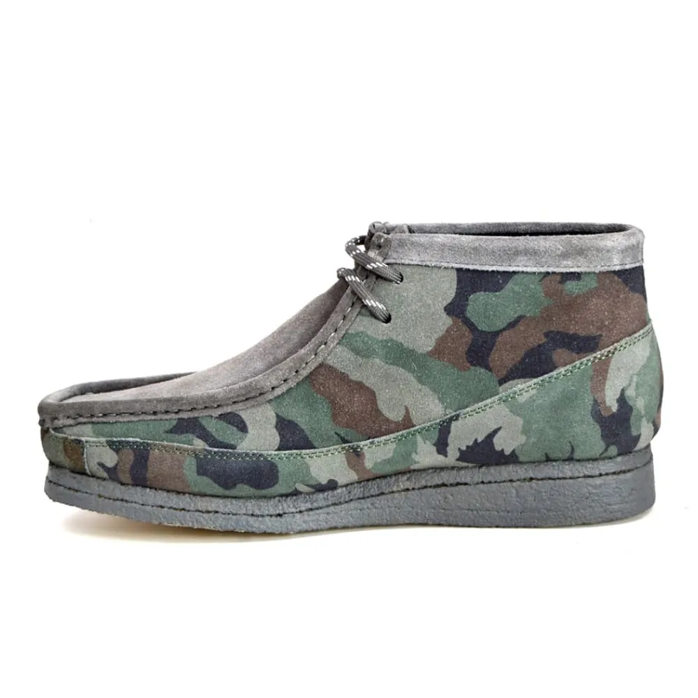 British Walkers Men's Camouflage Leather and Suede