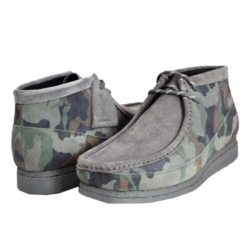 British Walkers Men's Camouflage Leather and Suede
