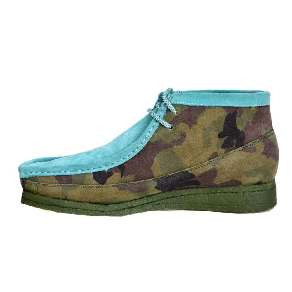 British Walkers Men's Camouflage Leather and Suede