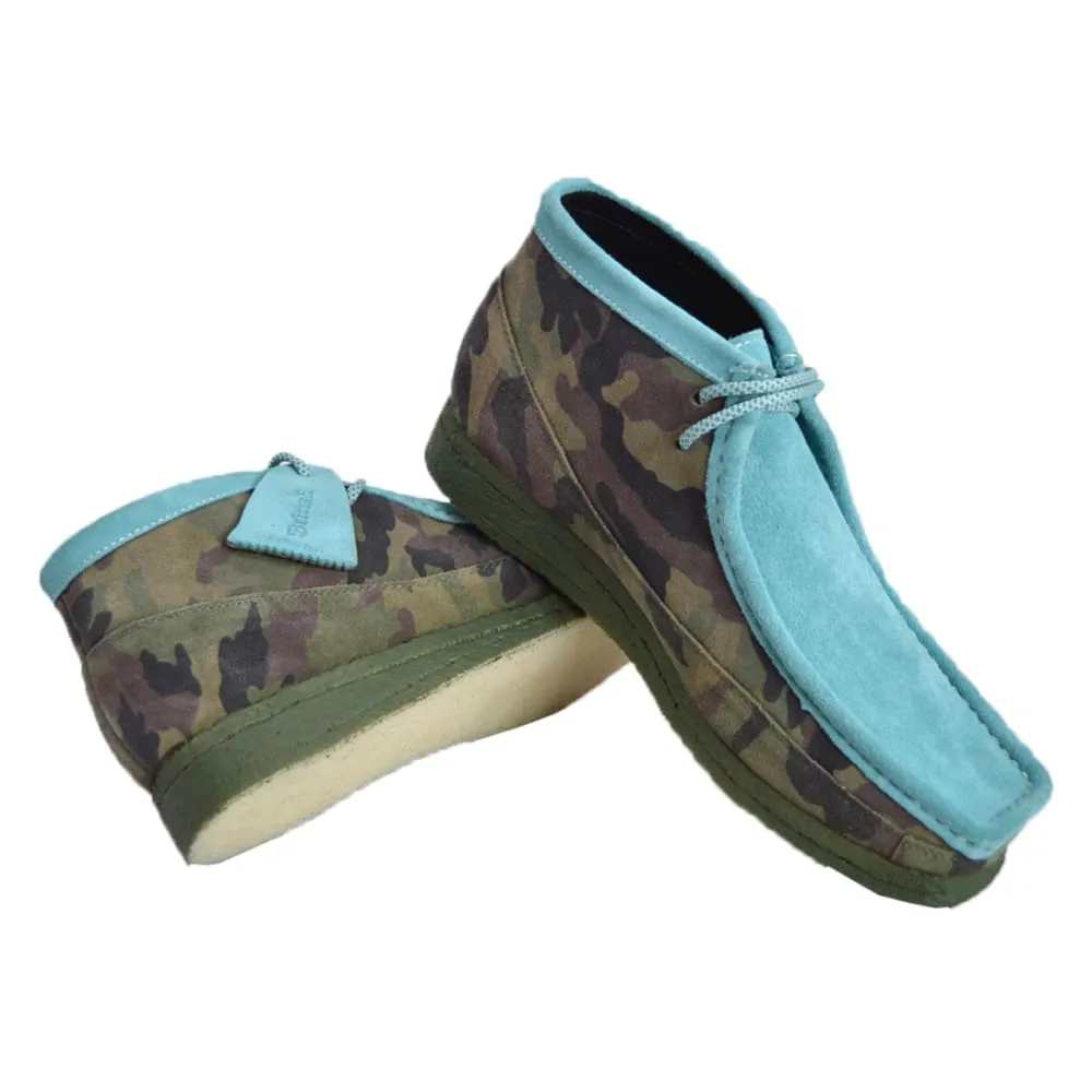 British Walkers Men's Camouflage Leather and Suede