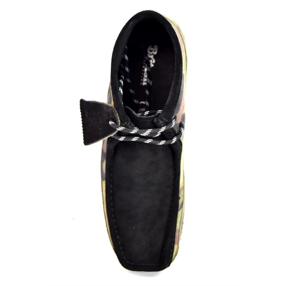 British Walkers Men's Camouflage Leather and Suede