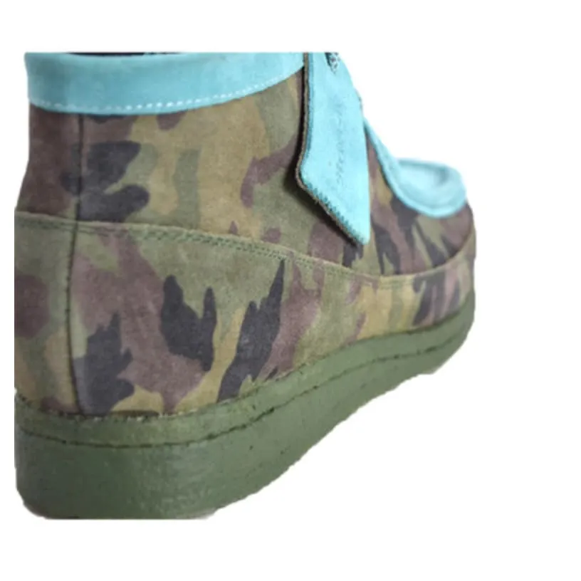 British Walkers Men's Camouflage Leather and Suede