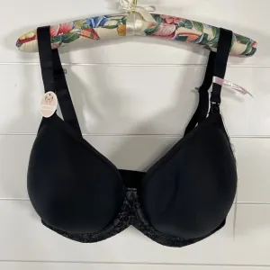 Cake Lingerie Womens Waffles Nursing Tshirt Bra 32J Black Full Coverage Support