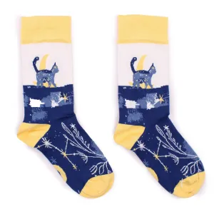 Cat Socks S/M - Midnight Cat