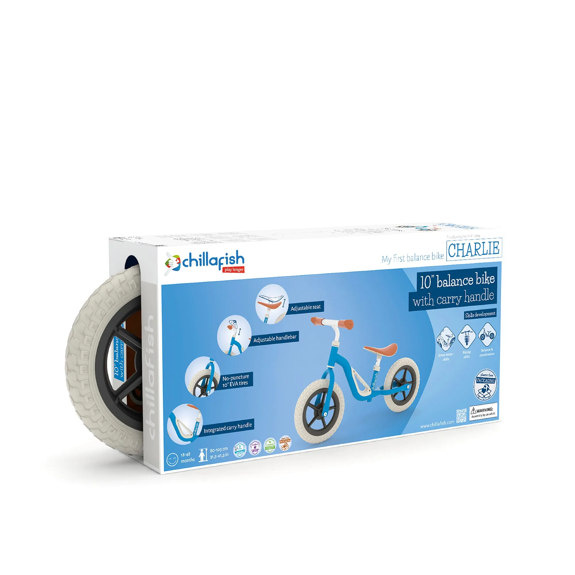 Charlie lightweight 10" balance bike