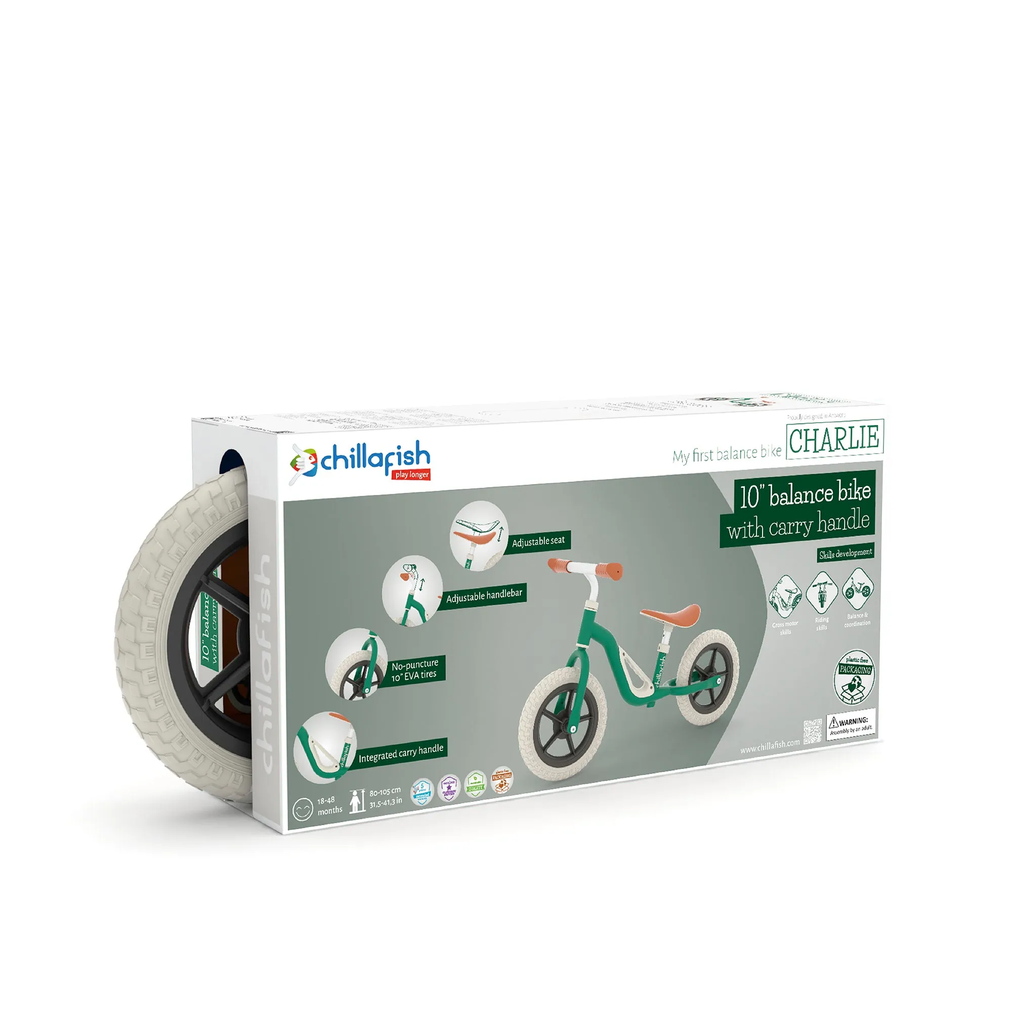 Charlie lightweight 10" balance bike