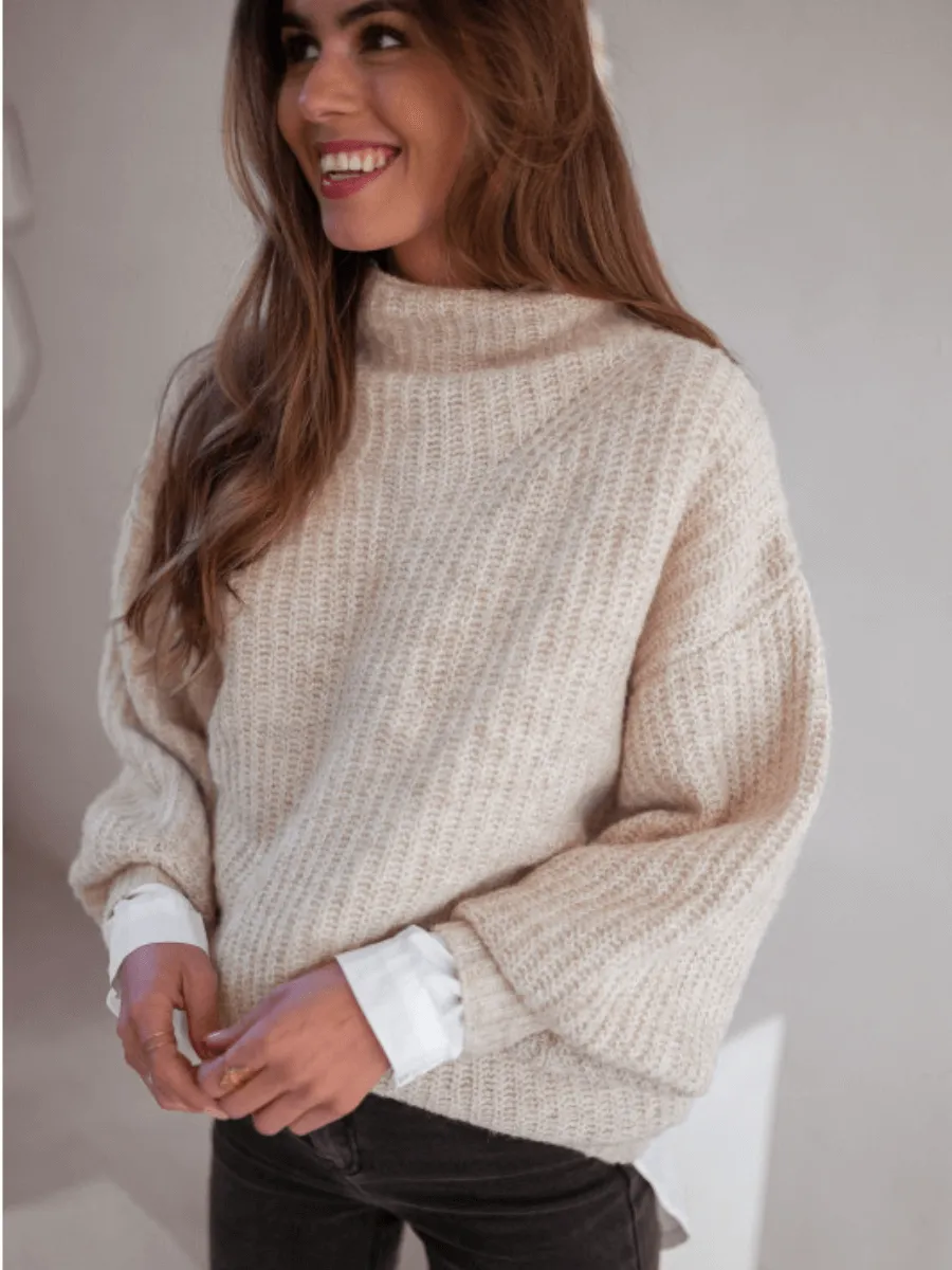 Chester Knit Jumper Beige