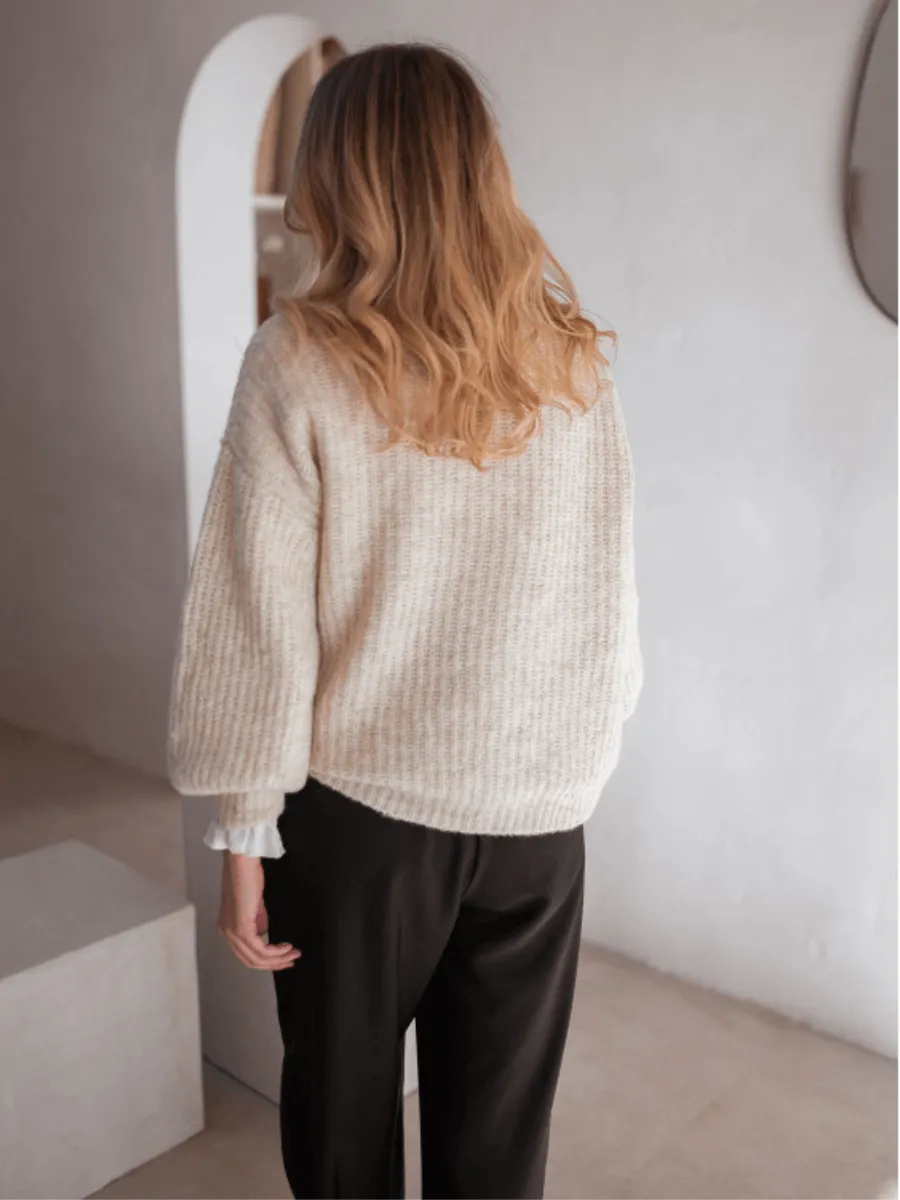Chester Knit Jumper Beige
