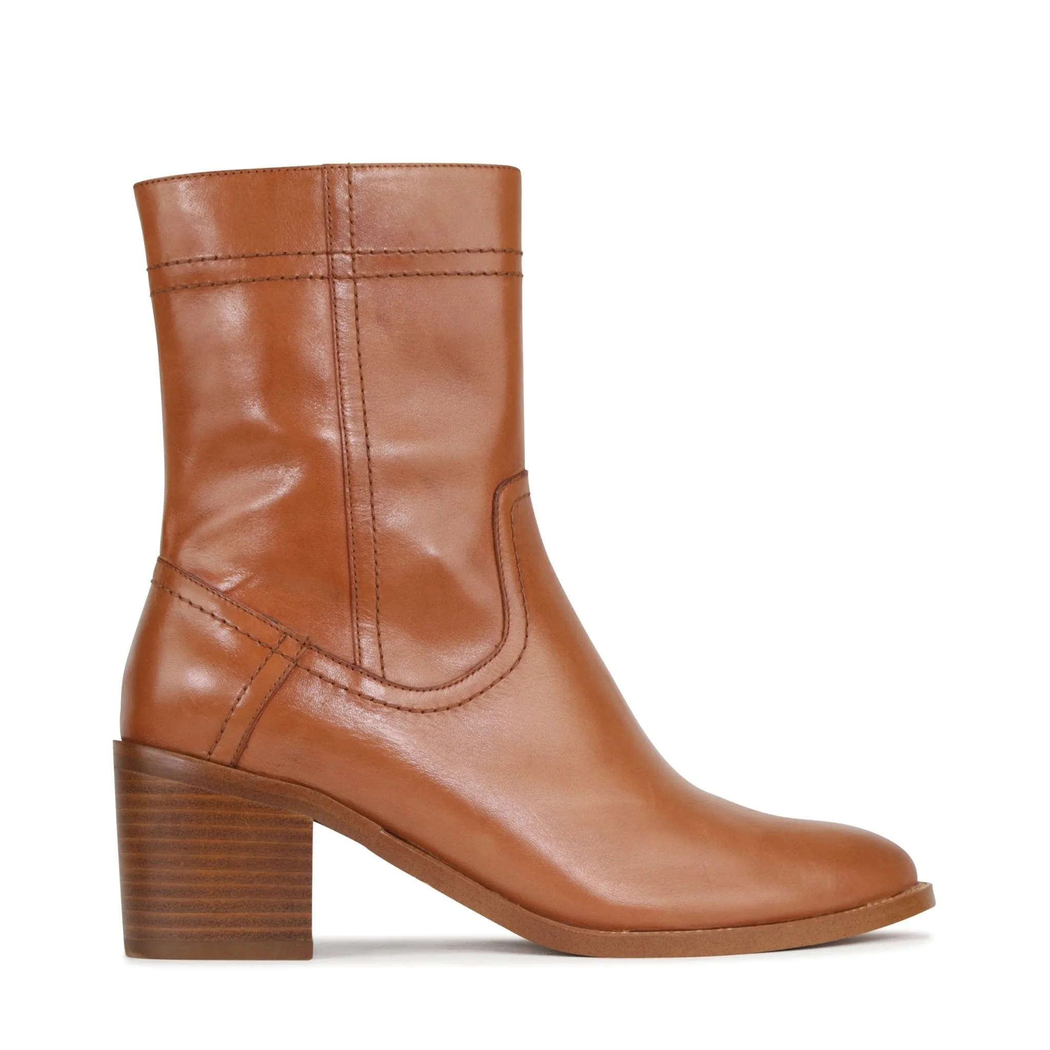 CICILIA LEATHER SUEDE MIN BOOTS