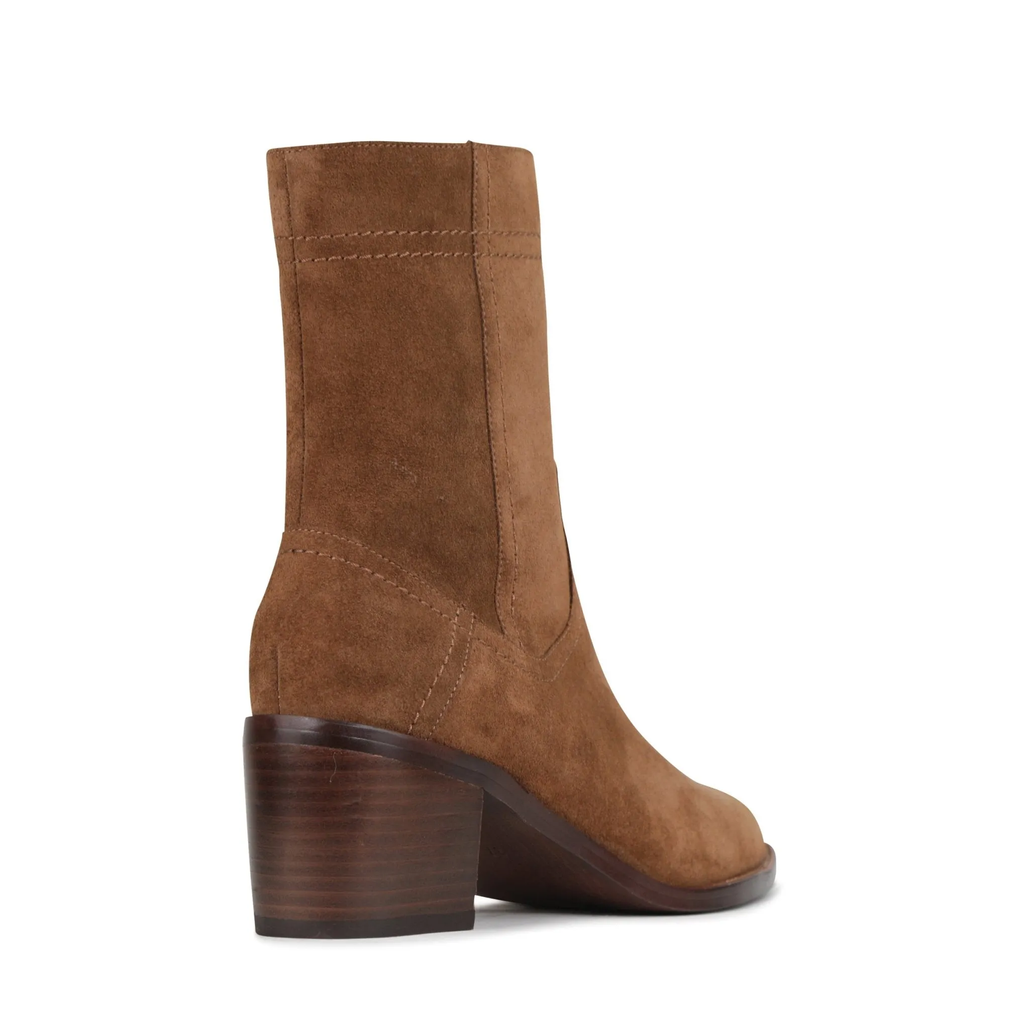 CICILIA LEATHER SUEDE MIN BOOTS