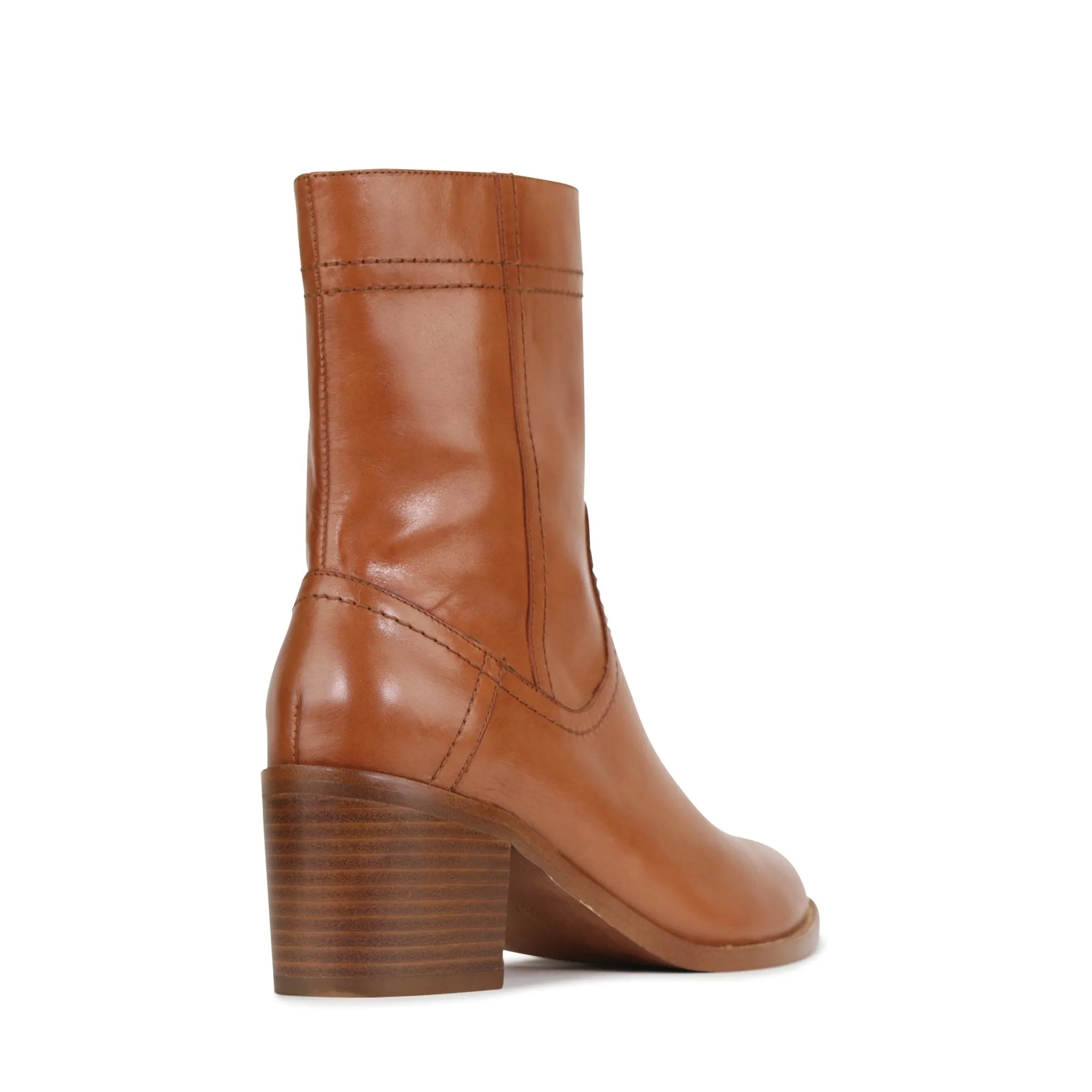 CICILIA LEATHER SUEDE MIN BOOTS