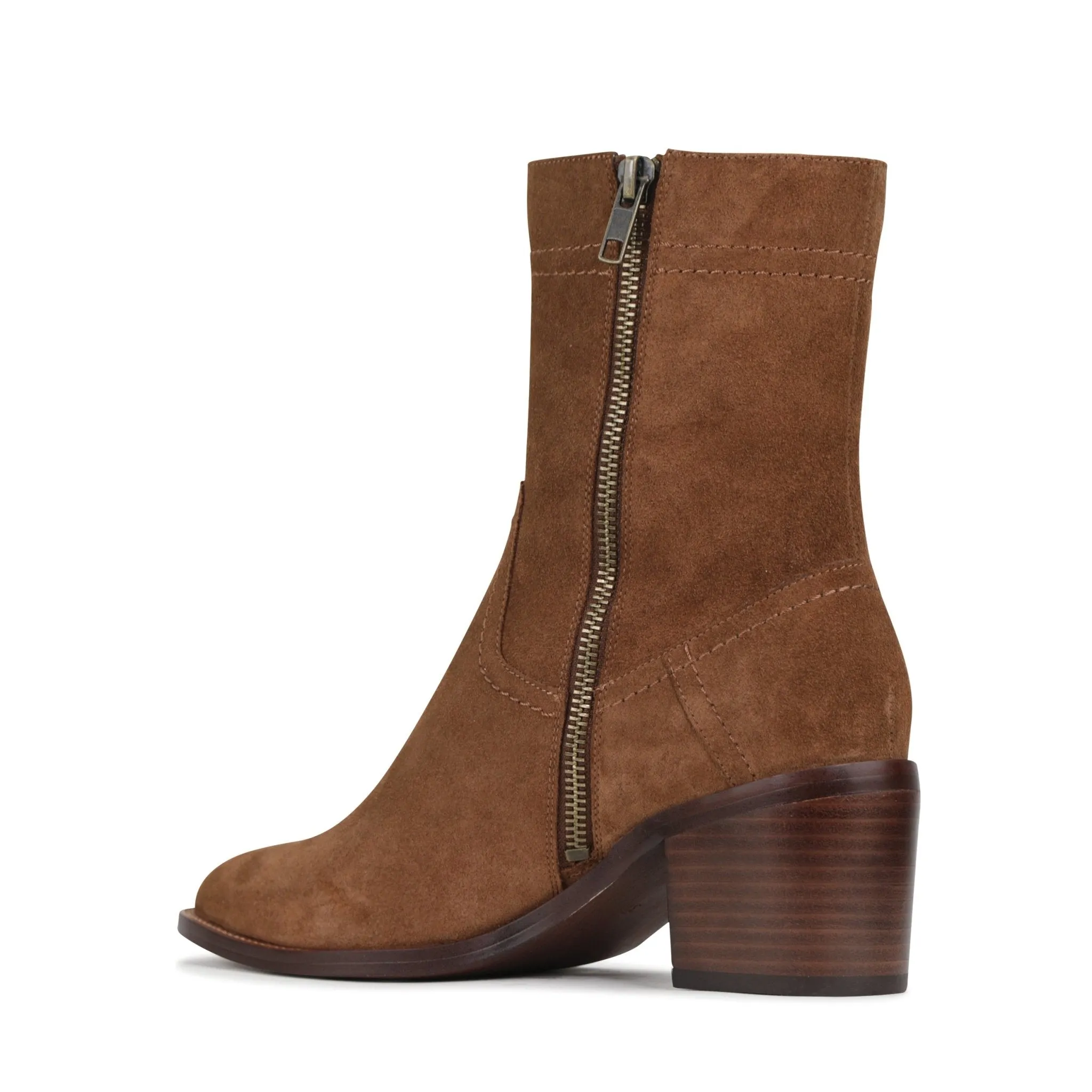 CICILIA LEATHER SUEDE MIN BOOTS