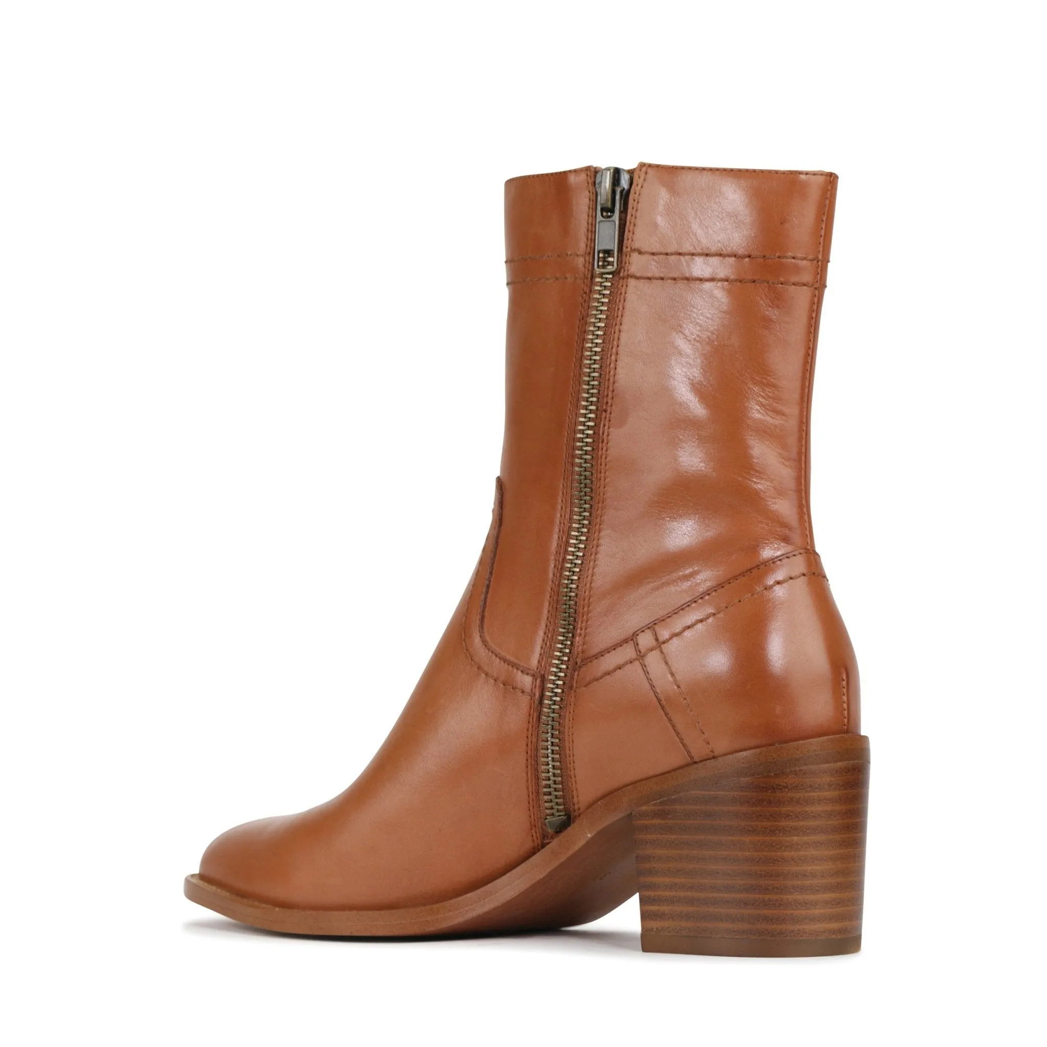 CICILIA LEATHER SUEDE MIN BOOTS