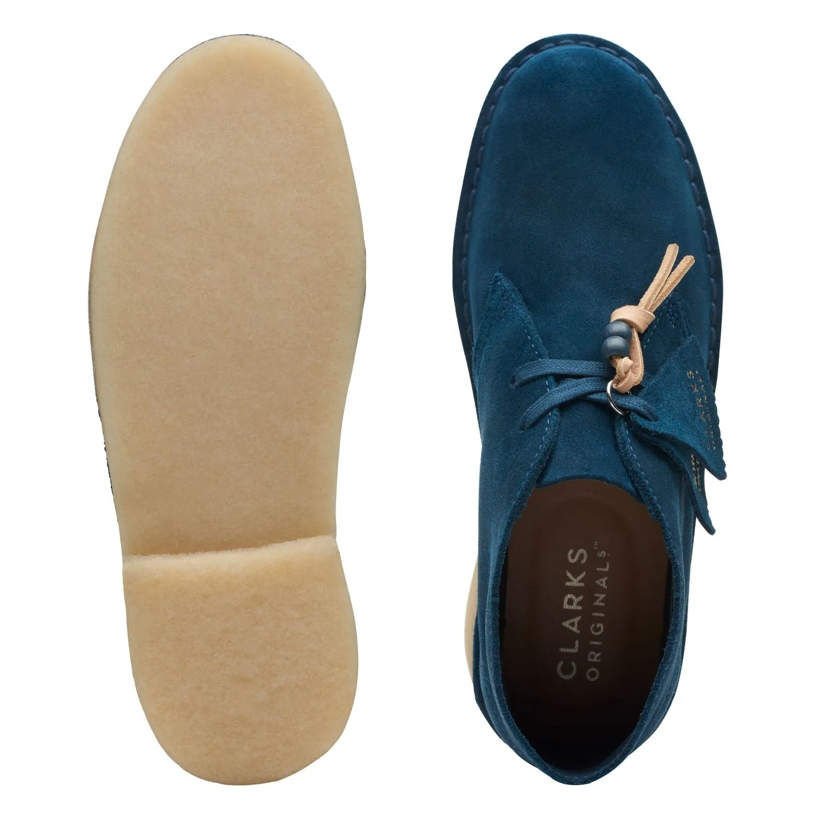 Clarks Women's Desert Boot Deep Blue Suede