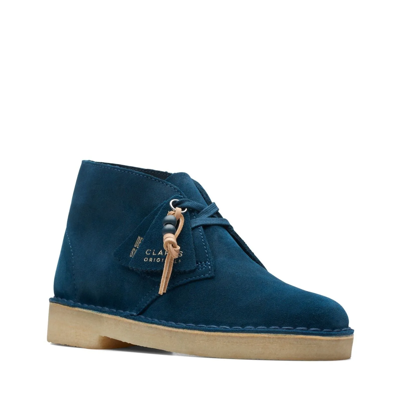 Clarks Women's Desert Boot Deep Blue Suede
