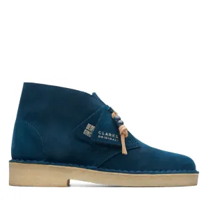 Clarks Women's Desert Boot Deep Blue Suede