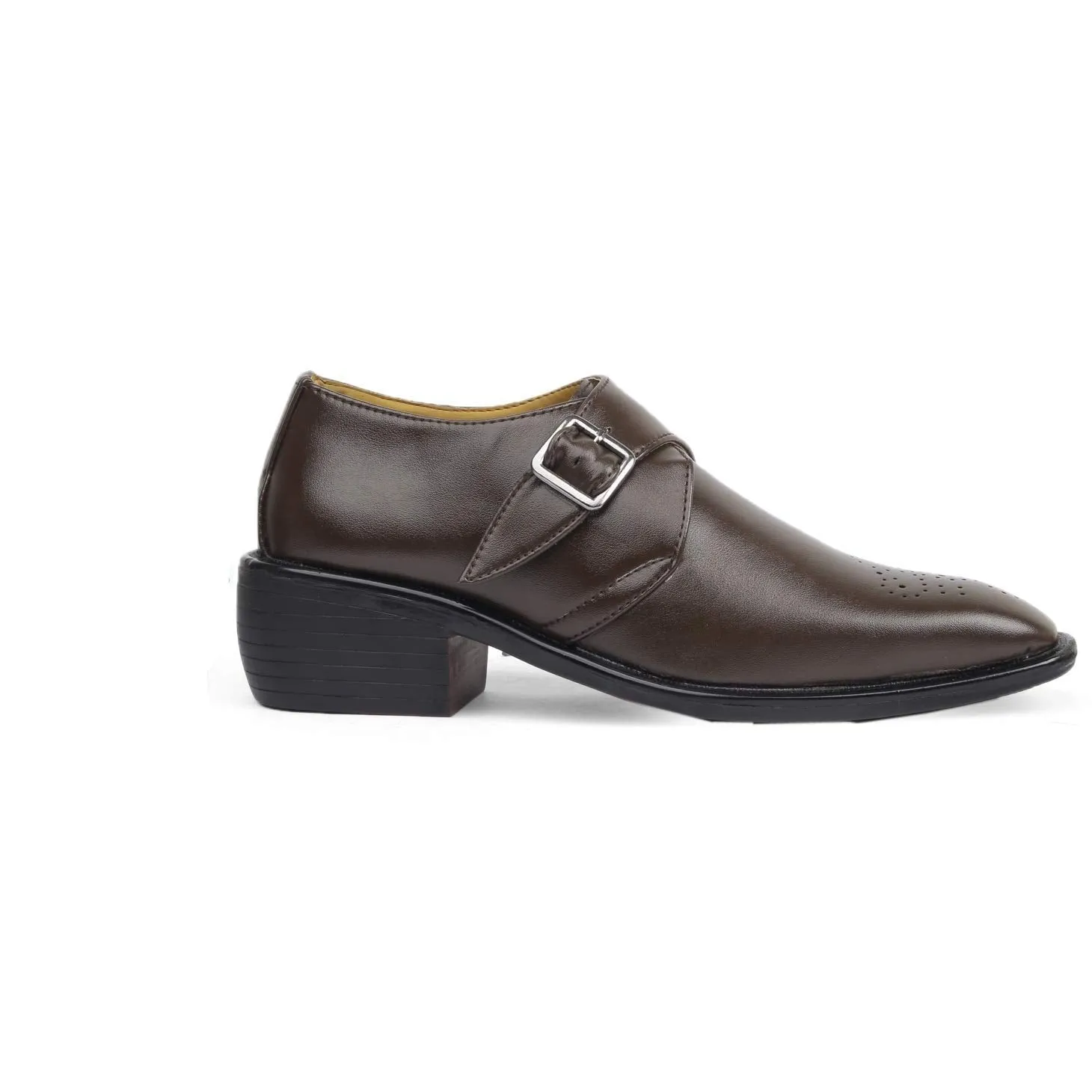 Classy Casual And Formal Brown Moccasin Monk Slip-on Shoes For Men-Unique and Classy