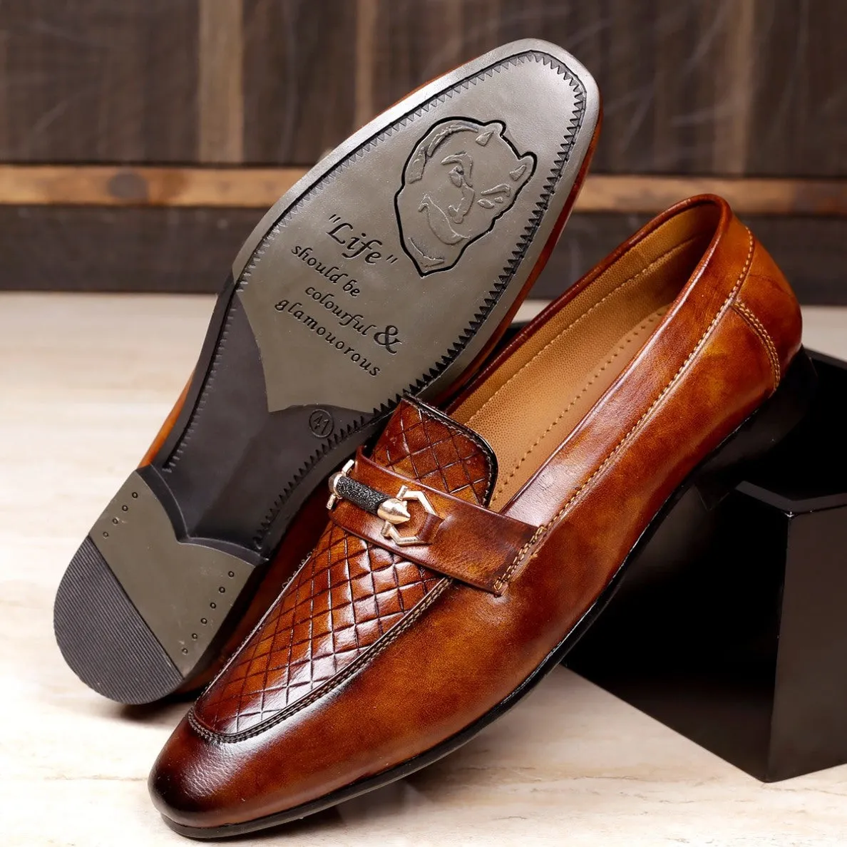 Classy Casual Moccasins Slip-on Shoes For Men's-JoansParamount