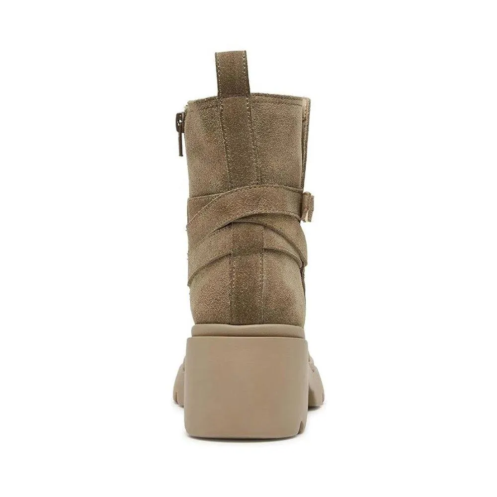 Colletta Taupe Suede Ankle Boots