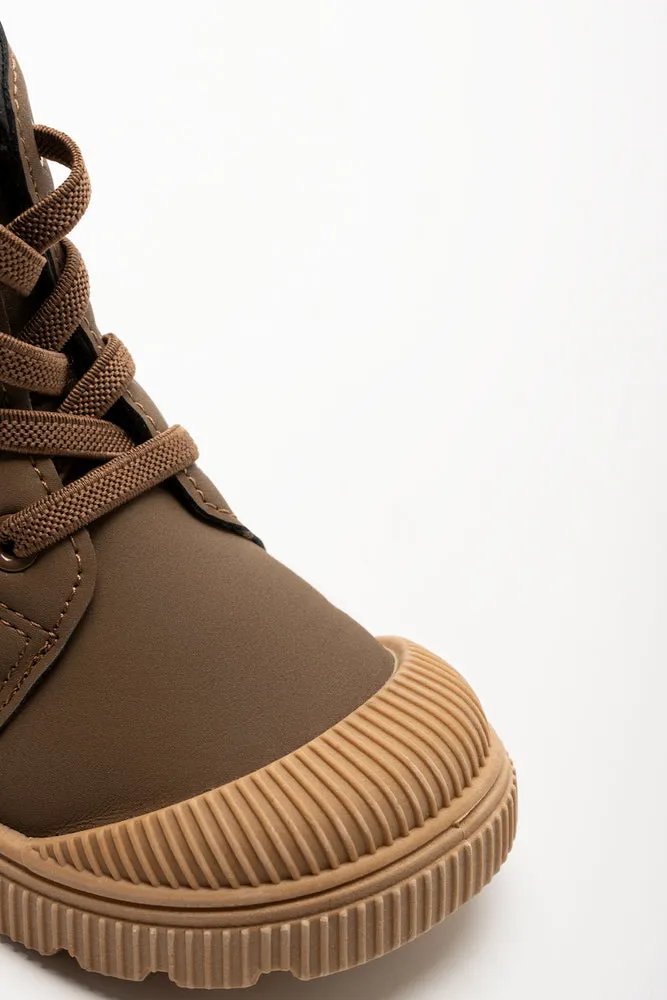 Combat Boots Tan