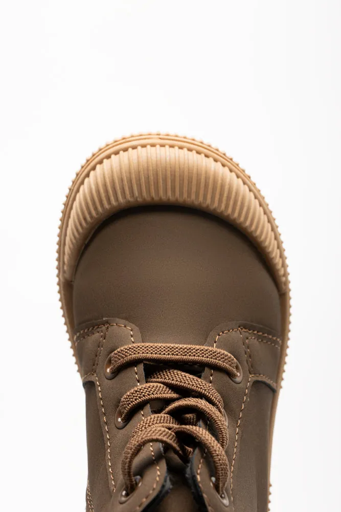 Combat Boots Tan
