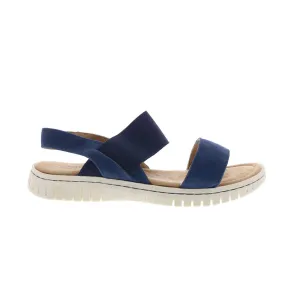 Comfortiva Charlee CT0031607 Womens Blue Wide Nubuck Sport Sandals Shoes