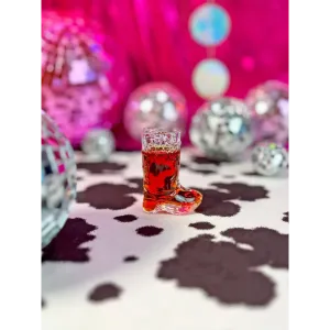 Cowboy Boot Shot Glass - Clear