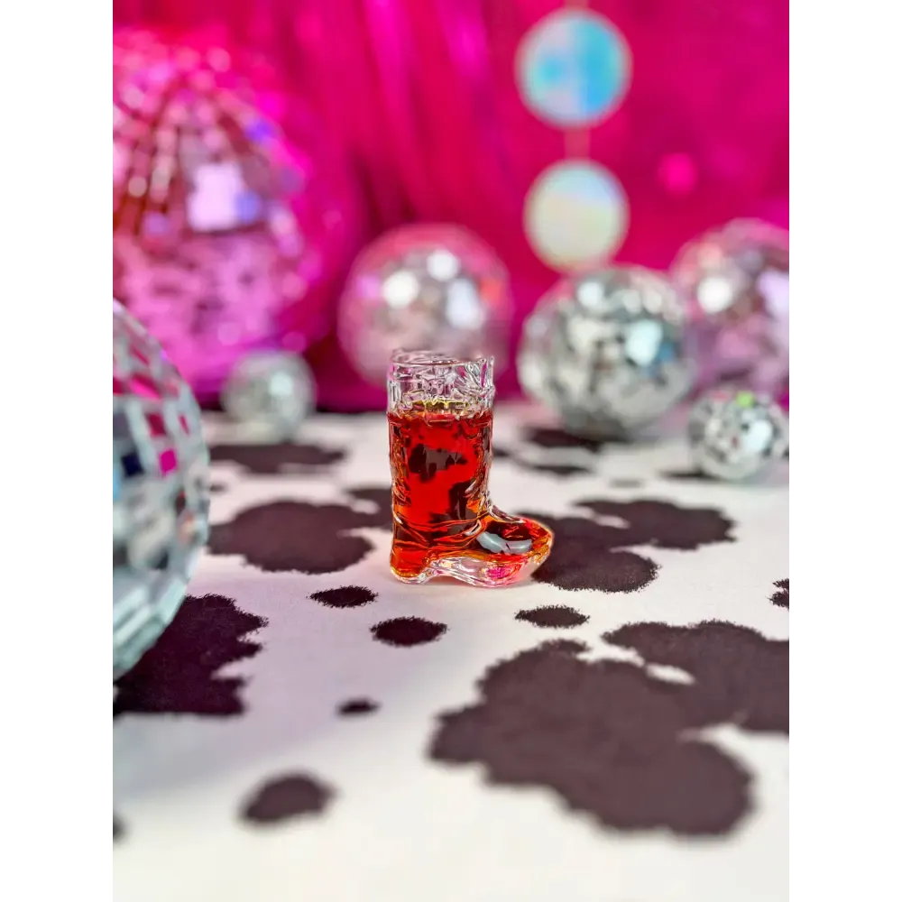 Cowboy Boot Shot Glass - Clear