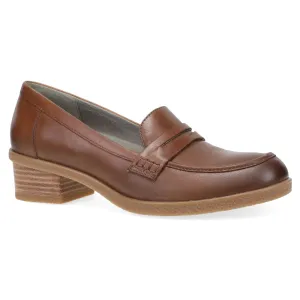 Dansko Danica Tan Waterproof Burnished Loafer (Women's)