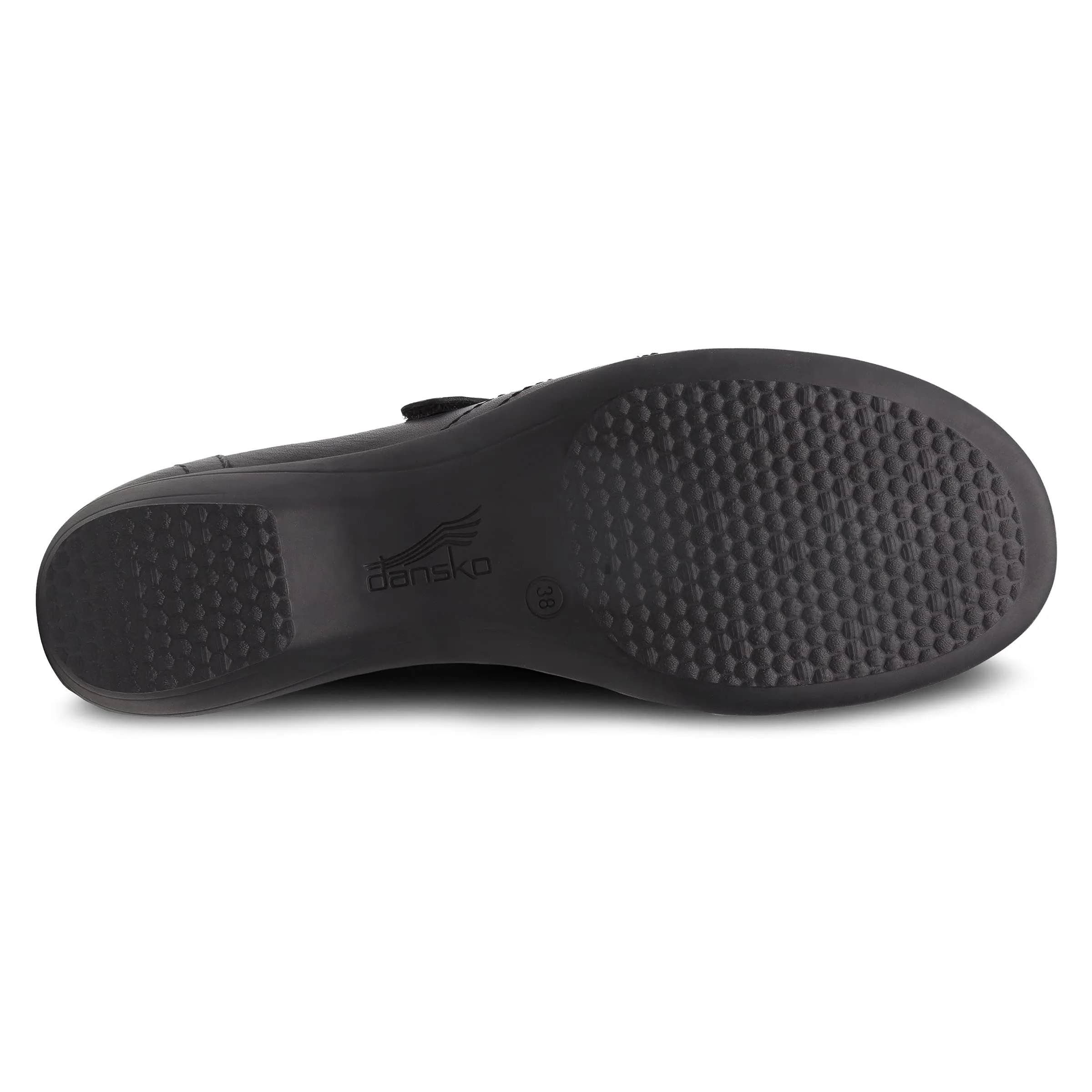 Dansko Fawna Mary Jane for Women - Cute, Comfortable Shoes with Arch Support - Versatile Casual to Dressy Footwear with Buckle Strap - Lightweight Rubber Outsole Black Milled Nappa 8.5-9 M US