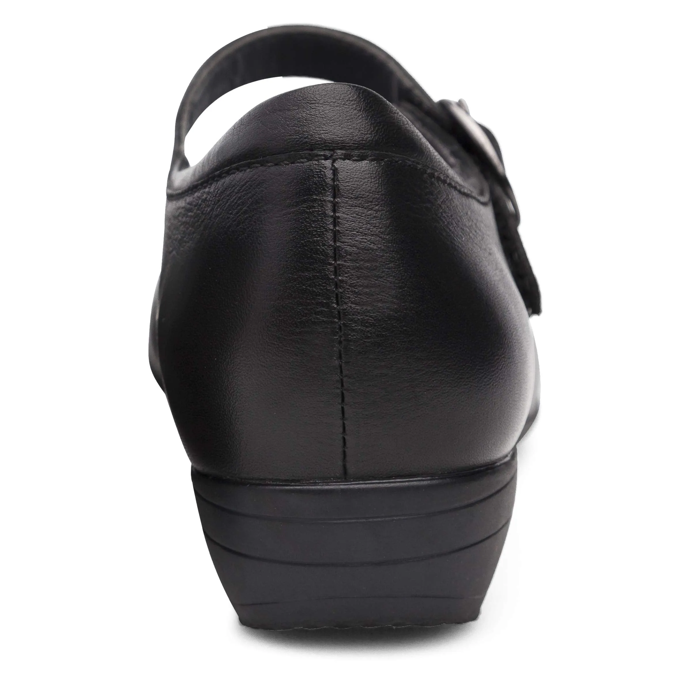 Dansko Fawna Mary Jane for Women - Cute, Comfortable Shoes with Arch Support - Versatile Casual to Dressy Footwear with Buckle Strap - Lightweight Rubber Outsole Black Milled Nappa 8.5-9 M US