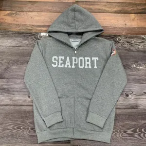 Dark Gray Lightweight Full-zip Hoodie