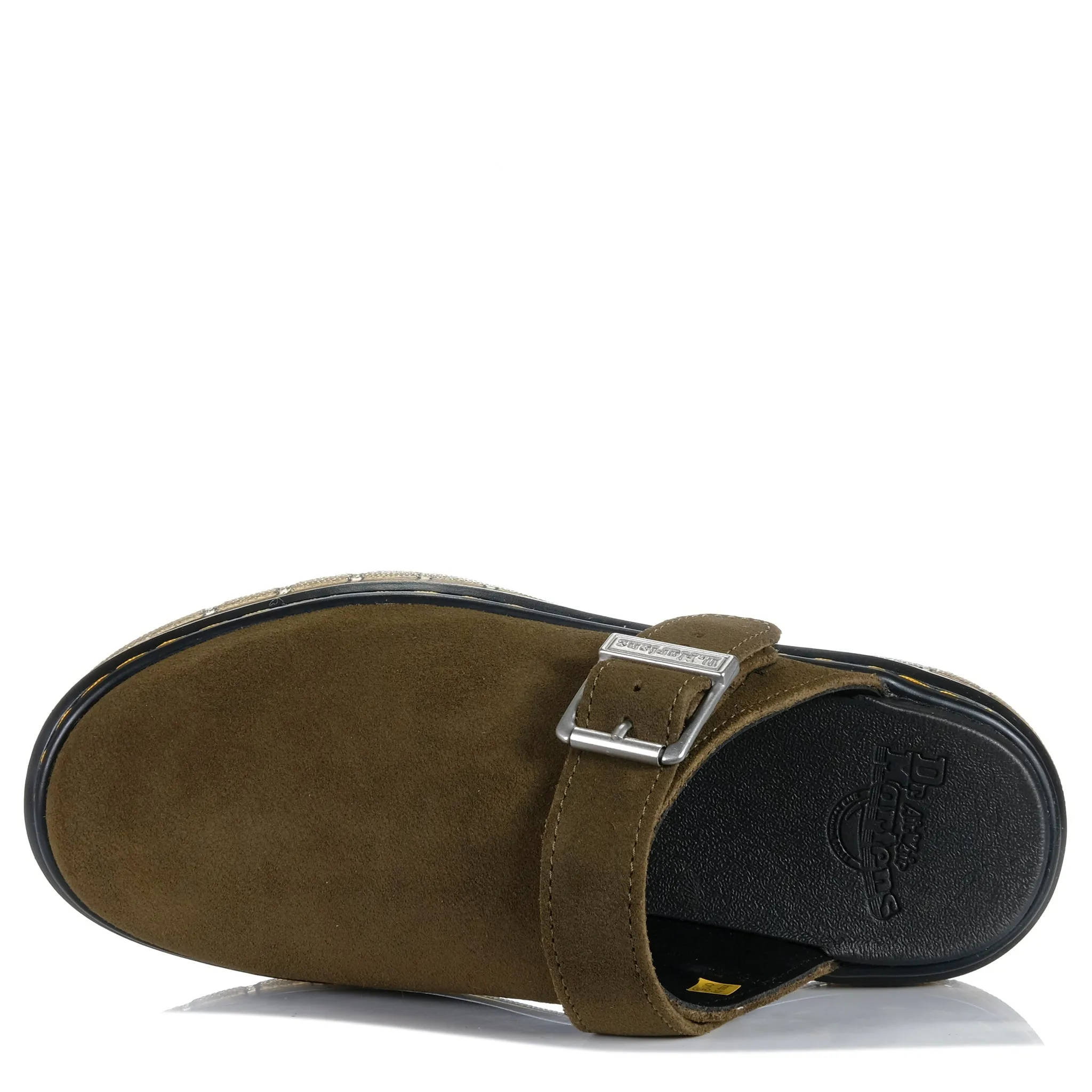 Dr Martens Brookline Mule Bronx Suede Olive